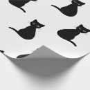 Search for black cat wrapping paper Pattern