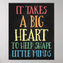 Search for the big heart posters Teacher appreciation