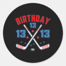 Search for hockey birthday stickers Goal