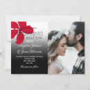Search for red and white wedding invitations Rustic