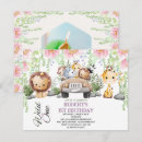 Search for one sweet boy birthday invitations Safari
