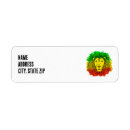Search for red green return address labels Yellow
