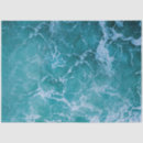 Search for blue ocean waves tissue paper Tropical