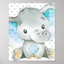 Search for boy nursery art Elephant