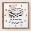 Search for soldier clocks Patriotic