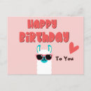 Search for alpaca birthday cards Pun