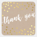 Search for gold confetti thank you stickers Script