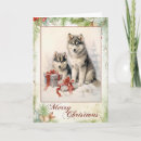 Search for malamute christmas cards Dog