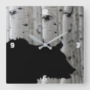 Search for black bear silhouette Nature