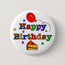 Search for coloring badges Happy birthday