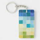Search for turquoise square key rings Aqua