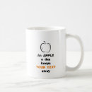 Search for black apple mugs Black and white