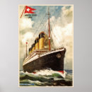 Search for white star line posters Titanic