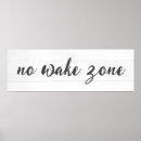 Search for zone posters No wake zone