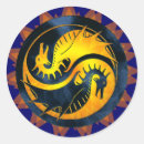 Search for yin and yang dragons stickers Fantasy