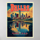 Search for dallas skyline posters Retro