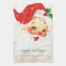 Search for santa claus tea towels Red