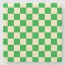 Search for green and white pattern coasters Geometric