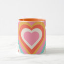 Search for valentine rainbow mugs Heart pattern