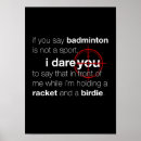 Search for badminton posters Sport