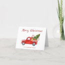 Search for vintage red truck christmas cards Non photo