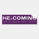 Search for jesus is coming bumper stickers Messiah