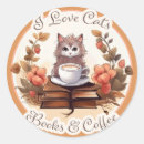 Search for coffee cat stickers Books