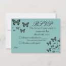 Search for aquamarine invitations Butterflies
