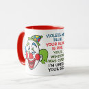 Search for scary clown mugs Circus