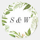 Search for green monogram stickers Foliage
