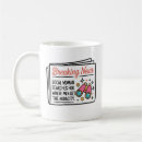 Search for breaking news mugs Sarcastic