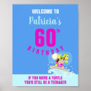 Search for funny 60th birthday posters party signs Sixty