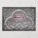 Search for gothic sweet 16 invitations Party