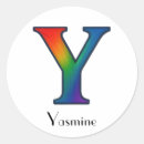 Search for initial y stickers Letter