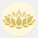 Search for gold lotus flower stickers Elegant