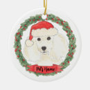 Search for standard poodle christmas tree decorations White