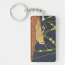 Search for grass rectangular key rings Blue