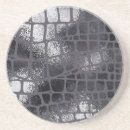 Search for snake skin coasters Black