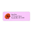 Search for zinnia return address labels Orange