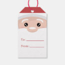 Search for santas face gift tags Stripes