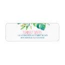 Search for beach wedding return address labels Watercolor