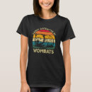 Search for wombat tshirts Easily distracted by wombats