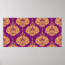 Search for vintage damask pattern posters Asian