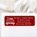 Search for trucking return address labels Christmas tree