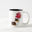 Search for valentine corgi mugs Hearts