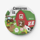 Search for farm birthday plates Horse