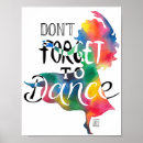 Search for dance quotes posters Watercolor