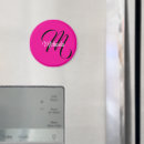 Search for monogram initial magnets Typography