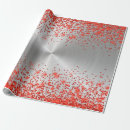 Search for red metallic wrapping paper Silver