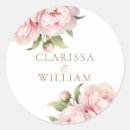 Search for gold floral wedding stickers Blush
